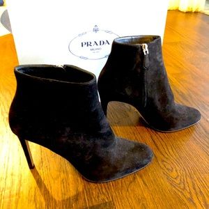 Prada Platform Ankle Boots